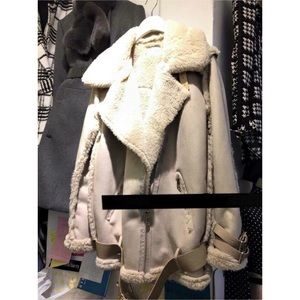 Shearling jacket, made in Korea